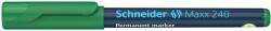 Schneider Alkoholos marker, 1-2 mm, kúpos, SCHNEIDER ˝Maxx 240˝, zöld