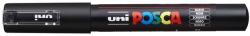 uni Dekormarker, 0, 7 mm, UNI ˝Posca PC-1MR˝, fekete