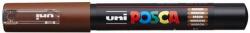 uni Dekormarker, 0, 7-1, 0 mm, UNI ˝Posca PC-1M˝, barna