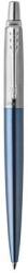 Parker Golyóstoll, 0, 7 mm, ezüst színű klip, Waterloo kék tolltest, PARKER ˝Royal Jotter˝, kék