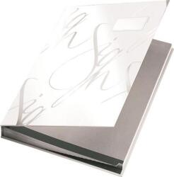 LEITZ Aláírókönyv, A4, 18 részes, karton, LEITZ ˝Design˝, fehér