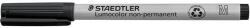 STAEDTLER Alkoholmentes marker, OHP, 1 mm, STAEDTLER ˝Lumocolor® 315 M˝, fekete