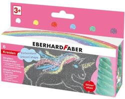 Eberhard Faber Aszfaltkréta, unikornis szarv formájú, EBERHARD FABER, 6 csillámos szín