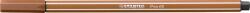 STABILO Filctoll, 1 mm, STABILO ˝Pen 68˝, vörösbarna
