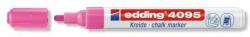 edding Krétamarker, 2-3 mm, vágott, EDDING ˝4095˝, neon rózsaszín