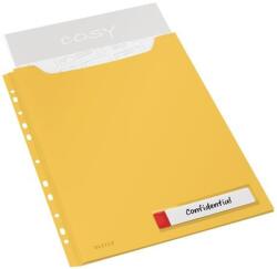 Leitz Genotherm, lefűzhető, A4 maxi, LEITZ ˝Cosy Privacy˝, melegsárga