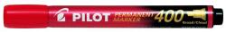 Pilot Alkoholos marker, 1, 5-4 mm, vágott, PILOT ˝Permanent Marker 400˝, piros