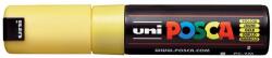 uni Dekormarker, 4, 5-5, 5 mm, UNI ˝Posca PC-7M˝, sárga