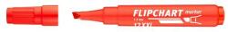 ICO Flipchart marker, 1-4 mm, vágott, ICO ˝Artip 12 XXL˝, piros