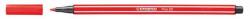 STABILO Filctoll, 1 mm, STABILO ˝Pen 68˝, kármin piros