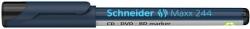 Schneider Alkoholos marker, CD/DVD, 0, 7 mm, SCHNEIDER ˝Maxx 244˝, fekete