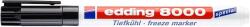 edding Alkoholos marker, 1 mm, kúpos, EDDING ˝8000 Freeze˝, fekete