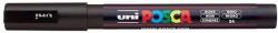 uni Dekormarker, 0, 9-1, 3 mm, UNI ˝Posca PC-3M˝, fekete