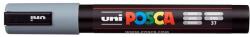 uni Dekormarker, 1, 8-2, 5 mm, UNI ˝Posca PC-5M˝, szürke