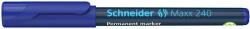 Schneider Alkoholos marker, 1-2 mm, kúpos, SCHNEIDER ˝Maxx 240˝, kék