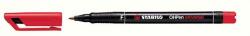 STABILO Alkoholos marker, 0, 7 mm, STABILO ˝OHPen F˝, piros