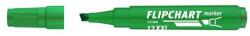 ICO Flipchart marker, 1-4 mm, vágott, ICO ˝Artip 12 XXL˝, zöld