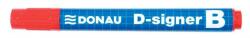 DONAU Táblamarker, 2-4 mm, kúpos, DONAU ˝D-signer B˝, piros