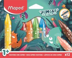 Maped Zsírkréta, vastag, MAPED ˝Jungle Fever˝, 12 különböző színben