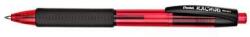 Pentel Golyóstoll, 0, 35 mm, nyomógombos, PENTEL ˝Kachiri BK457˝, piros
