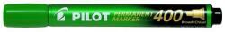 Pilot Alkoholos marker, 1, 5-4 mm, vágott, PILOT ˝Permanent Marker 400˝, zöld