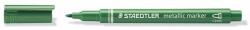 STAEDTLER Dekormarker, 1-2 mm, kúpos, STAEDTLER ˝8323˝, metálzöld