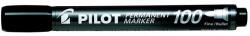 Pilot Alkoholos marker, 1 mm, kúpos, PILOT ˝Permanent Marker 100˝, fekete