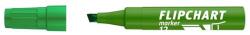 ICO Flipchart marker, 1-4 mm, vágott, ICO ˝Artip 12 ˝, zöld