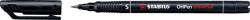 STABILO Alkoholos marker, 0, 4 mm, STABILO ˝OHPen S˝, fekete