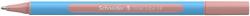 Schneider Golyóstoll, 0, 7 mm, kupakos, SCHNEIDER ˝Slider Edge XB Pastel˝, halvány piros