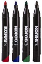 Kores Alkoholos marker, 3-5 mm, kúpos, KORES ˝K-Marker XP1˝, 4 különböző szín