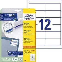 Avery-Zweckform Etikett, univerzális, 97x42, 3 mm, AVERY ZWECKFORM, 360 etikett/csomag