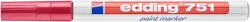 edding Lakkmarker, 1-2 mm, EDDING ˝751˝, piros