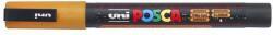 uni Dekormarker, 0, 9-1, 3 mm, UNI˝Posca PC-3ML˝, fényes narancs