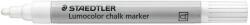 STAEDTLER Krétamarker, 2, 4 mm, kúpos, STAEDTLER ˝Lumocolor® 344˝, fehér
