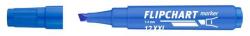 ICO Flipchart marker, 1-4 mm, vágott, ICO ˝Artip 12 XXL˝, kék