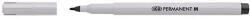 ICO Alkoholos marker, 1-1, 5 mm, ICO ˝Permanent M˝, fekete