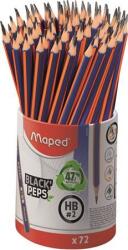 Maped Grafitceruza, ceruzatartó, HB, háromszögletű, MAPED ˝Black`Peps Navy˝