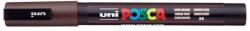uni Dekormarker, 0, 9-1, 3 mm, UNI ˝Posca PC-3M˝, sötétbarna