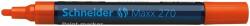 Schneider Lakkmarker, 1-3 mm, SCHNEIDER ˝Maxx 270˝, narancssárga