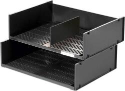 DURABLE Irattálca, műanyag, fekvő, A3, DURABLE ˝Optimo˝, fekete