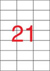 APLI Etikett, univerzális, 70x42, 4 mm, APLI, 10500 etikett/csomag