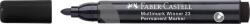 Faber-Castell Alkoholos marker, 2, 8 mm, kúpos, FABER-CASTELL ˝Multimark Winner 23˝, fekete