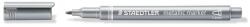 STAEDTLER Dekormarker, 1-2 mm, kúpos, STAEDTLER ˝8323˝, ezüst