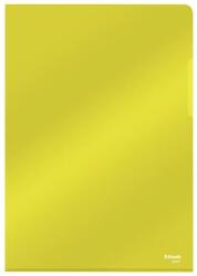 Esselte Genotherm, ˝L˝, A4, 150 mikron, víztiszta felület, ESSELTE ˝Luxus˝, sárga