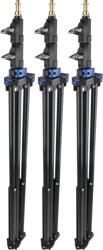 KUPO Stativ Click Lumina Kupo 080AC Midi -3 Pachet Kit