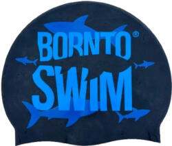 BornToSwim silicone cap junior negru
