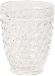 Clayre & Eef Set 6 pahare sticla transparenta 8x10 cm, 225 ml (6GL2849deco) Pahar