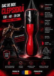 EvoGym ART Sac de box Clepsidra EvoGym ART 130 x 40 x 20 cm Negru+Rosu Sac de box
