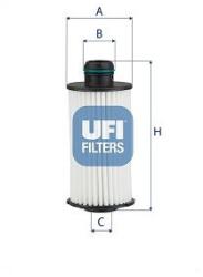 UFI Filtru ulei UFI 25.231. 00 (25.231.00)